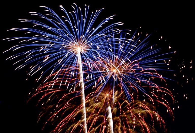 Bar Harbor Fourth of July Fireworks Display, Agamont Park, overlooking the Harbor