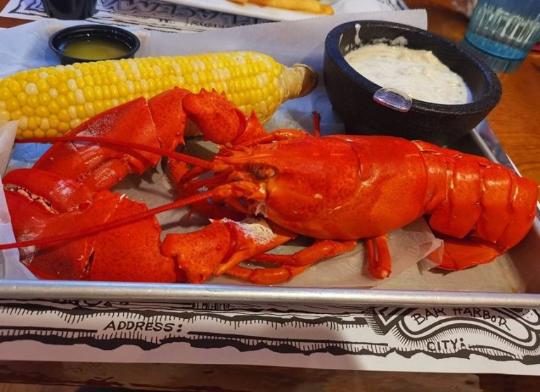 World Famous Geddy's seafood restaurant for the best lobster in bar harbor with our lobster bake & New England clam chowder.