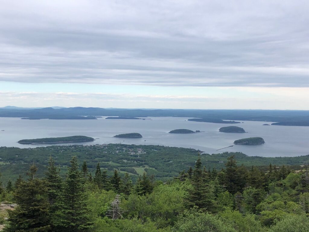The summit of Cadillac Mountain in Acadia National Park, Mount Desert Island. Seen today and by the Wabanakis 13000 years ago